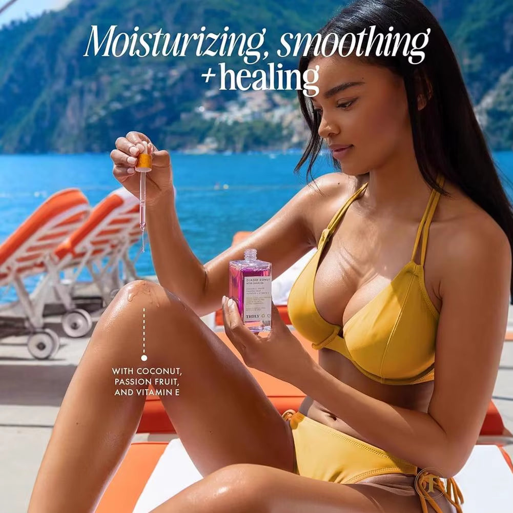 TRULY Firming Brightening Hip Essence Deep Nourishment Repair Damaged Skin Soft Serve after Shave Oil Hair Shaving Skin Care Oil