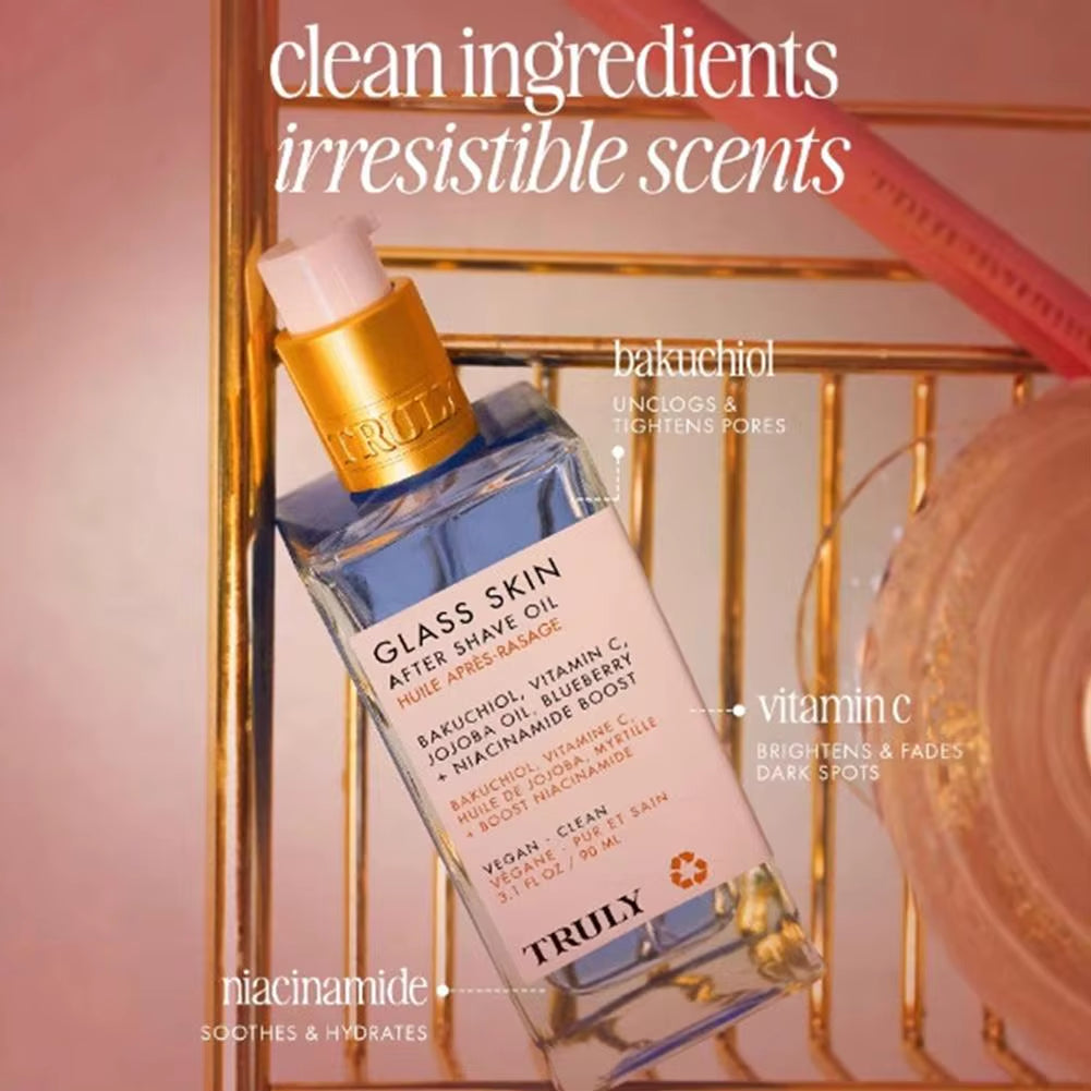 TRULY Firming Brightening Hip Essence Deep Nourishment Repair Damaged Skin Soft Serve after Shave Oil Hair Shaving Skin Care Oil