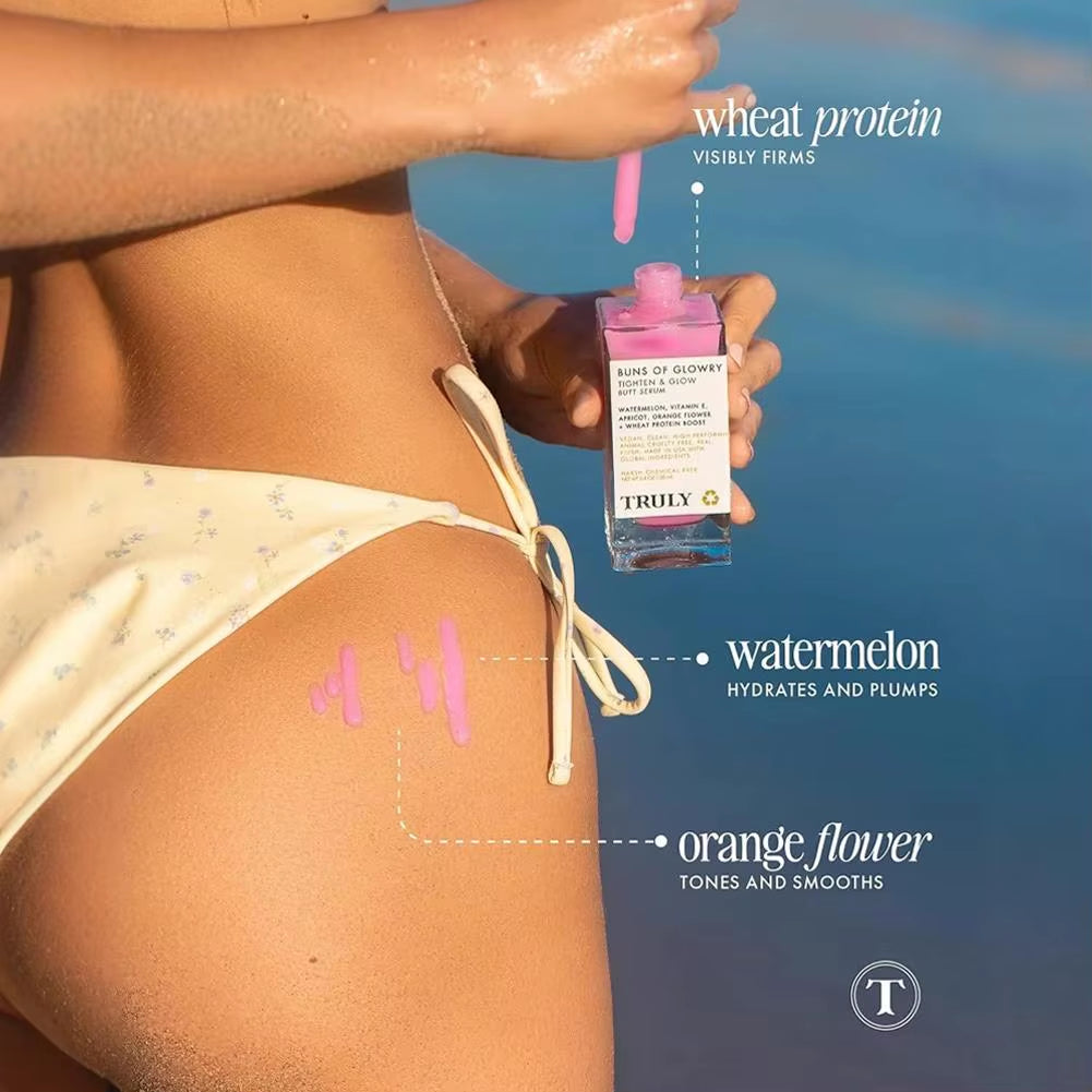 TRULY Firming Brightening Hip Essence Deep Nourishment Repair Damaged Skin Soft Serve after Shave Oil Hair Shaving Skin Care Oil